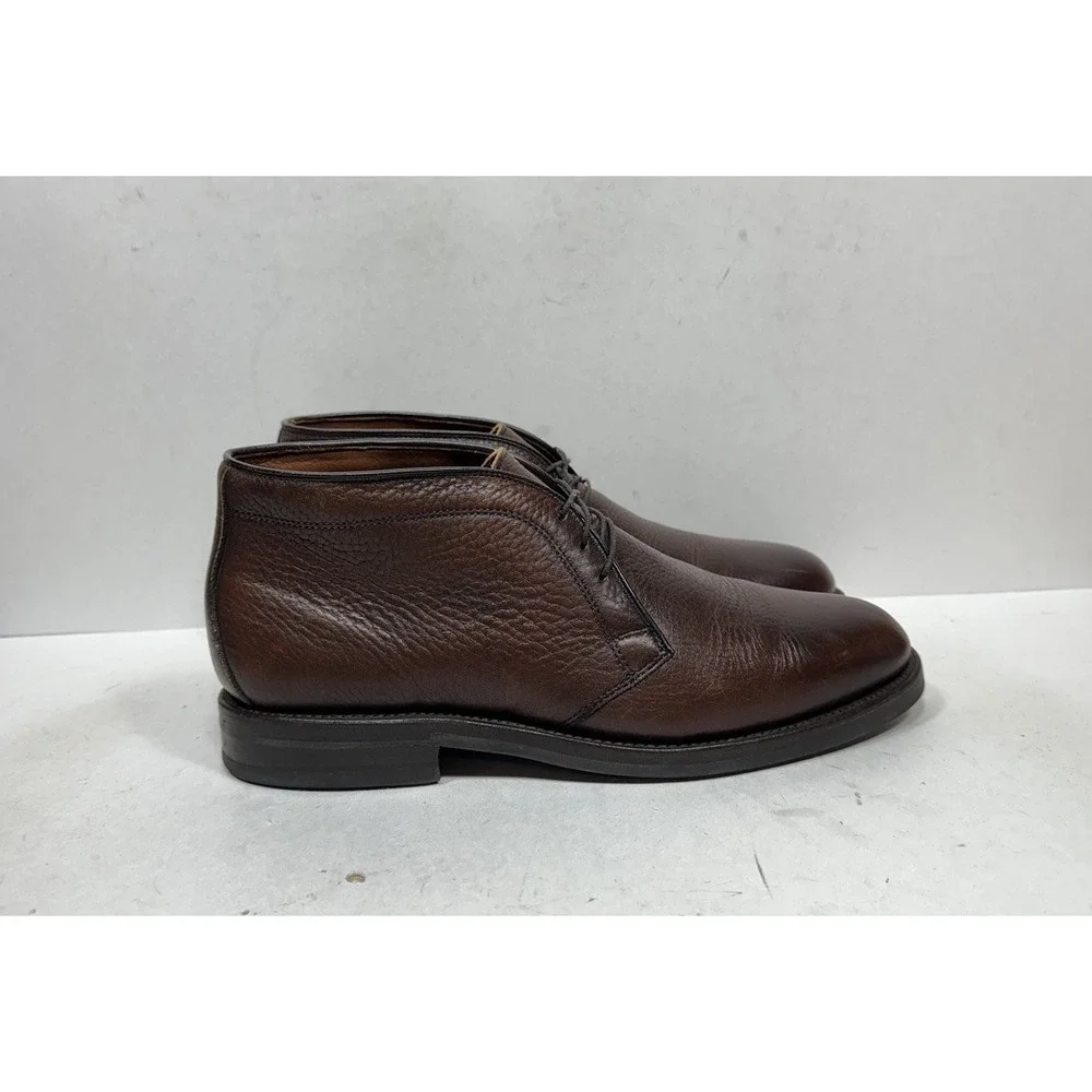 Allen Edmonds Malvern Brown Leather Chukka Boots 9181 Men's Size 10 D